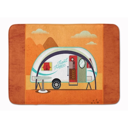 Carolines Treasures Greatest Adventure New Camper Machine Washable Memory Foam Mat BB5480RUG